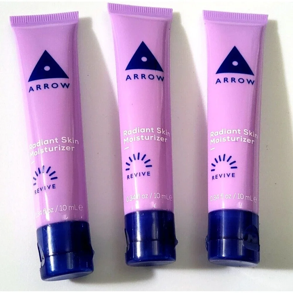 Lot Of 3-Arrow Radiant Skin Moisturizer Revive 0.34 oz / 10ml, Sealed